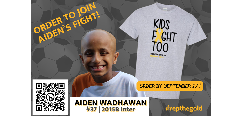 GO GOLD FOR AIDEN!