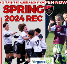 Spring 2024 Rec Registration is OPEN NOW!